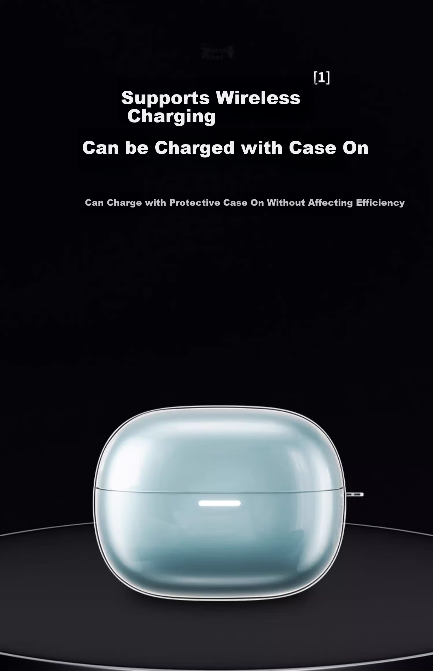 Aolang Compatible with Xiaomi Redmi Buds6Pro Case, Xiaomi 6Pro Bluetooth Earphone TPU Charging Case, Silicone Storage Case, Soft Transparent 8