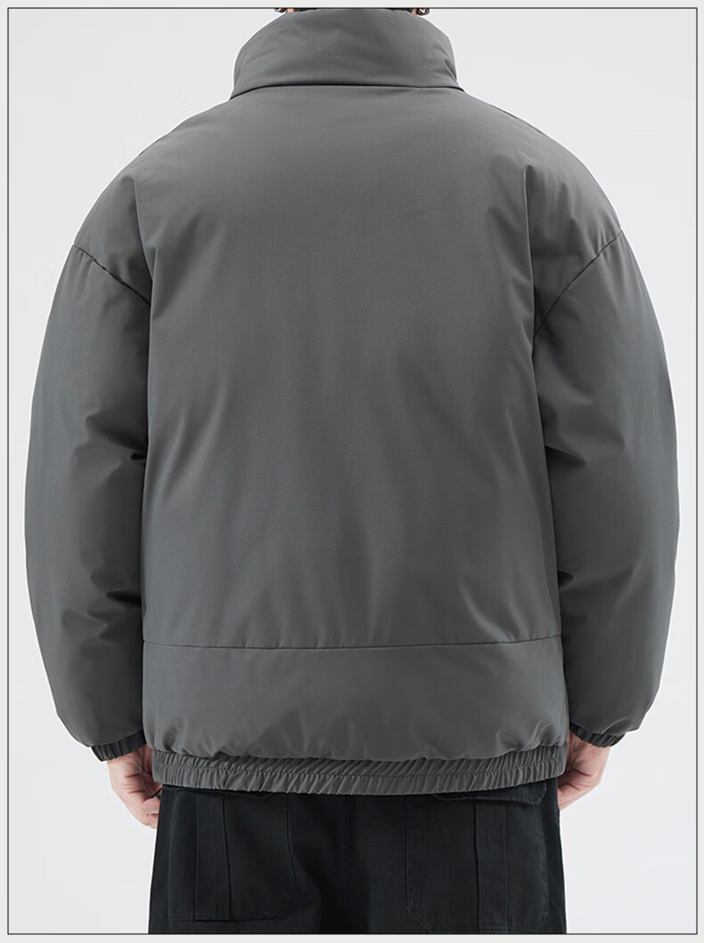 JEEP Men's Thickened Warm Windproof Cotton Padded Jacket Loose Casual Winter Coat 16