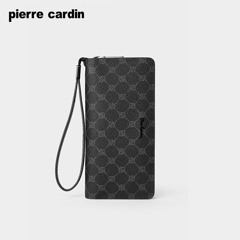 Pierre Cardin Men's PVC Clutch Bag Fashionable Multifunctional Wallet Birthday Gift for Dad