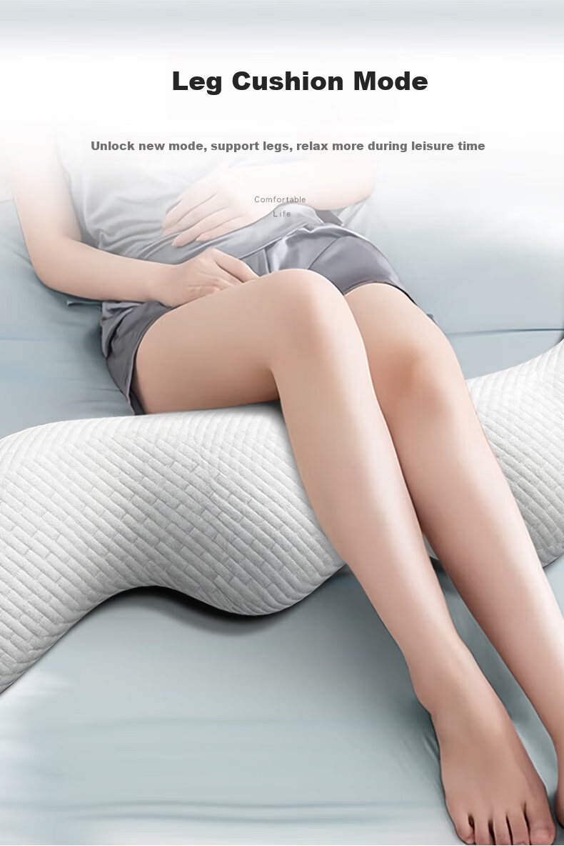 Jingmao Pillow for Sleeping, Bed Backrest, Leg Pillow, Long Body Pillow, Side Sleeper, Adult And Pregnant Women Backrest, Sleep Aid 6