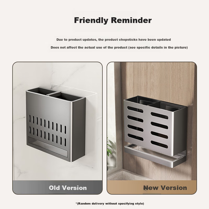 Yweel Gunmetal Gray Kitchen Storage Rack, No Drilling Required, Wall-Mounted Seasoning Organizer Shelf, Single Layer 40cm 1