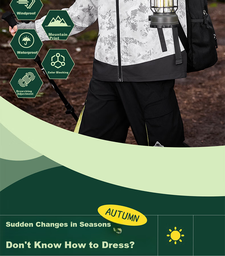 361° Children's Clothing, Boys' Windproof And Waterproof Sports Outdoor Woven Thin Jacket, Autumn Season, for Older Children, Gray, Size 165 1