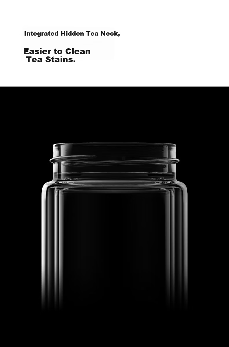 LEIDFOR G1 Double-Layer Glass Cup, Large Capacity Insulated Tea Mug for Men, Office Water Bottle, 400ml, Mid-Autumn Festival Gift 8