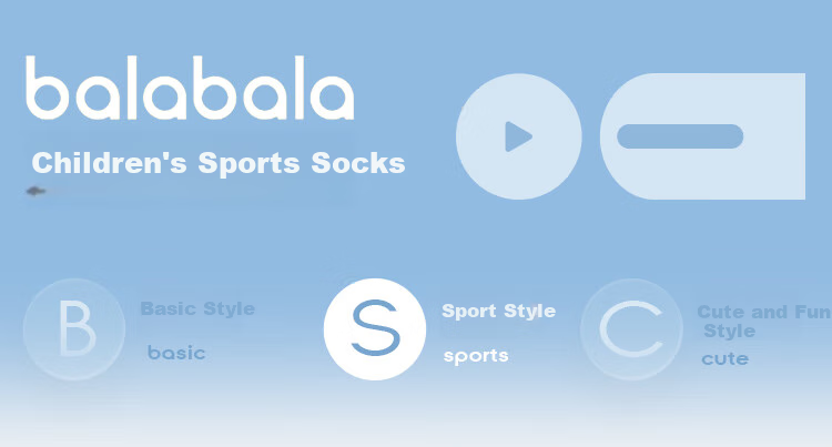 BALABALA BalaOne Children's Socks Cotton Autumn Mid-Calf Socks for Boys And Girls, Antibacterial Deodorizing Two-Pair Pack 208325172203 1