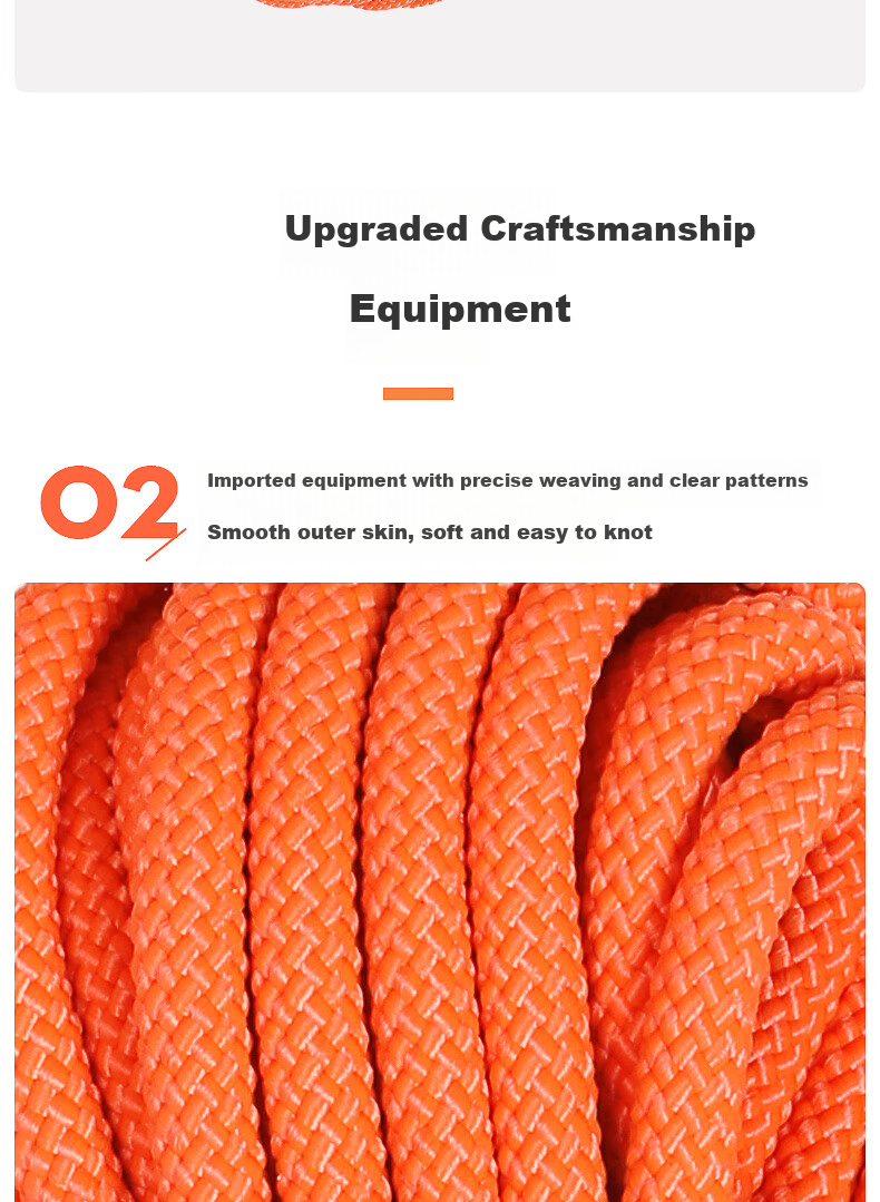 Kanle Outdoor Thickened Clothesline, Outdoor Quilt Drying Tool, Non-Slip Windproof Travel Car Roof Hanging Clothes Rope 11