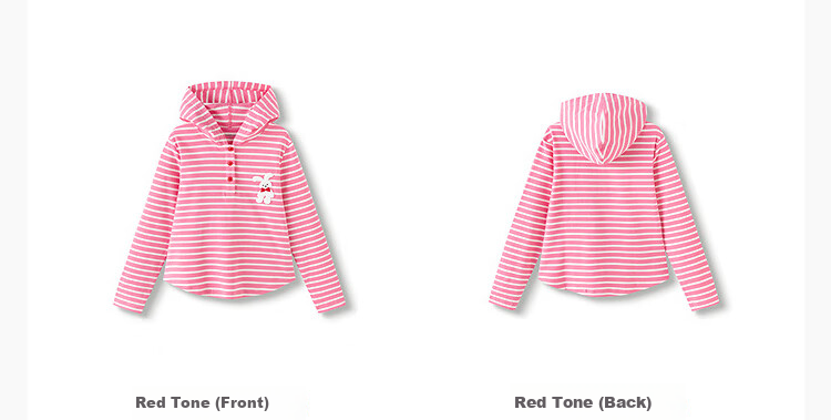 BALABALA BalaOne Girls' Long-Sleeve T-Shirt, Children's Autumn Striped Casual Top, 208325100008 5