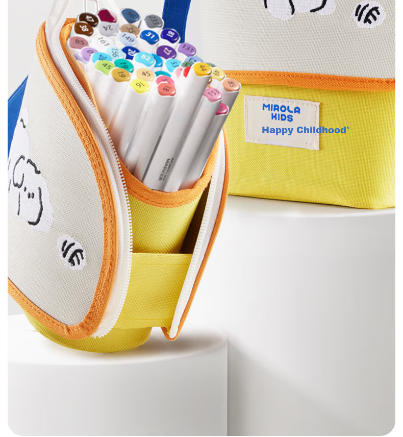 Meiletongnian Children's Direct Liquid Acrylic Markers, 80 Colors, Watercolor Pens, Non-Transparent, Stackable, Soft Tip, Drawing Pens for Primary School Students And Kindergarten, Birthday And New Year Gift Box Set 6