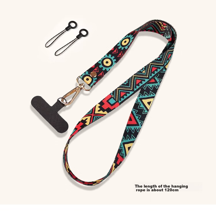 Dipuer Phone Strap, Neck Strap, Crossbody Strap, Vintage Phone Strap, Phone Case Pad, Clip, Anti-Loss Strap, Neck Strap Patch, Anti-Theft Strap [Beilu Qinglan] 12