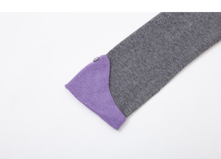 Dme [Containing Fluffy Wool] Autumn Semi-Turtleneck Slim-Fit Sweater with Contrasting Jacquard Pattern for Petite Women's Top 2