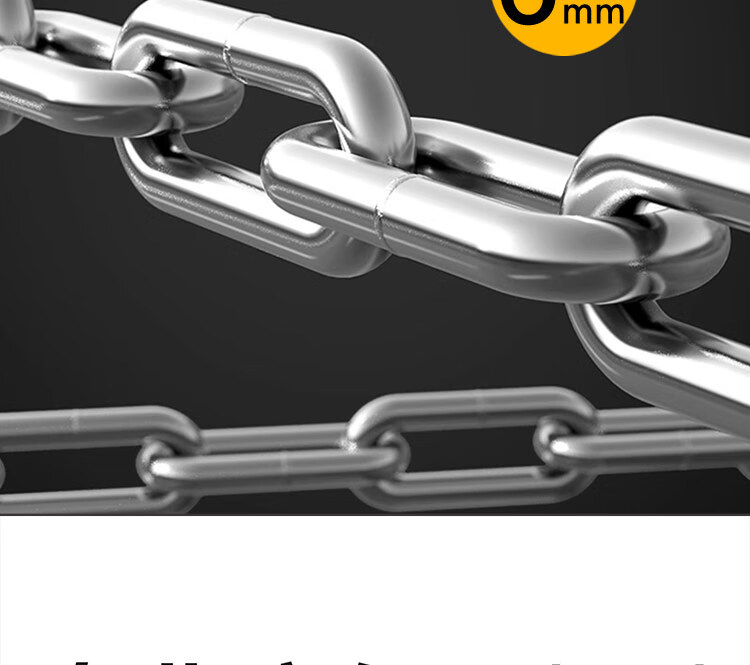 Aubin Magnetic Chain Lock Password Lock Electric Vehicle Anti-theft Lock Glass Door Lock Bicycle Lock 705-1m 4