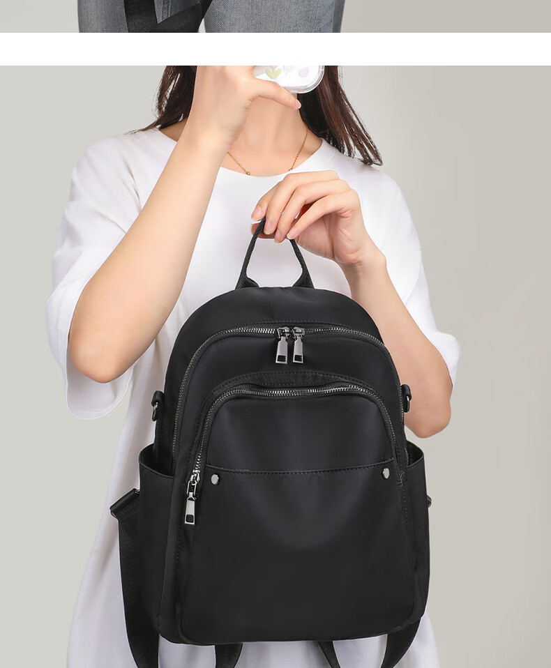 YUYULA Backpack for Women, Large Capacity, Stylish Casual Travel Lightweight Backpack, Commuter Luxury Schoolbag, Birthday Gift for Girlfriend 4