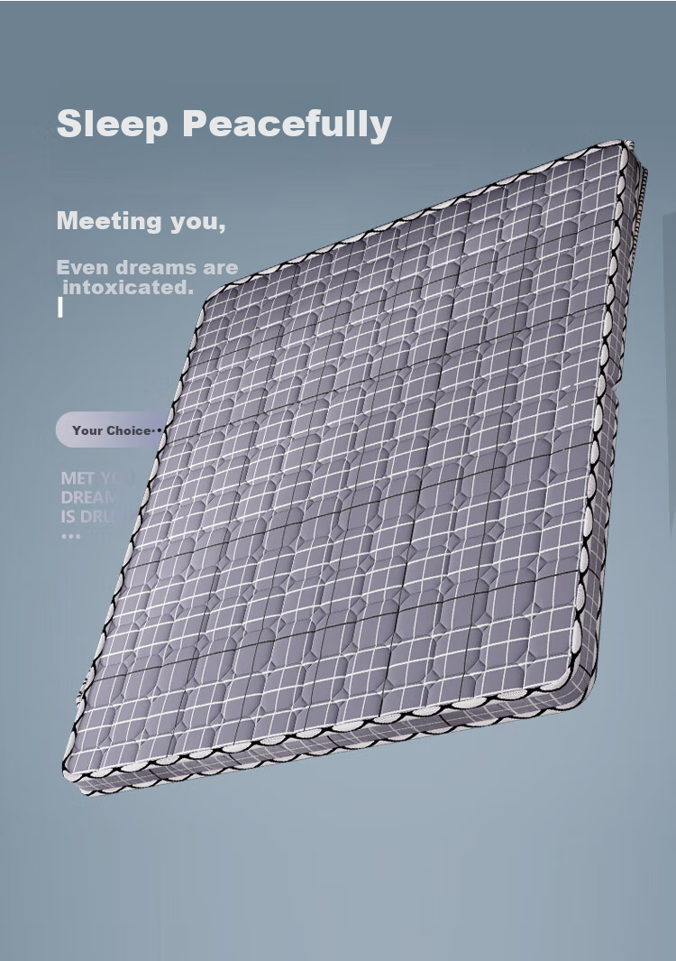 Jingcai Mattress JC316 Model, Coconut Palm Fiber Mattress, Foldable, for 1.8m Double Bed, Thin Mattress, 1.8*2 Meters, Firm Coir Mat 2