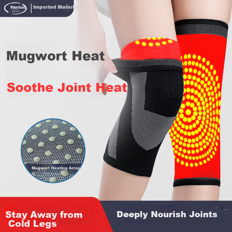 Fashuo Herbal Heat Knee Brace, Warmth for Cold Legs, Meniscus Injury, Arthritis, Effusion, Knee Protection against Cold