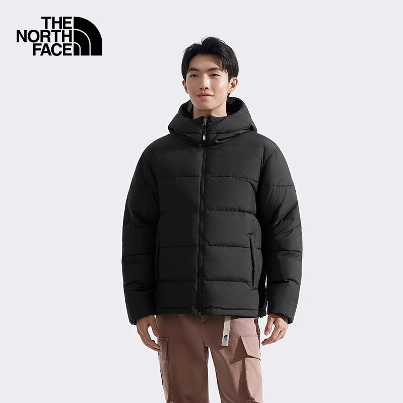 The North Face Men's Outdoor Goose Down Water-Repellent Warm Jacket 8GK1 Black/JK3 L