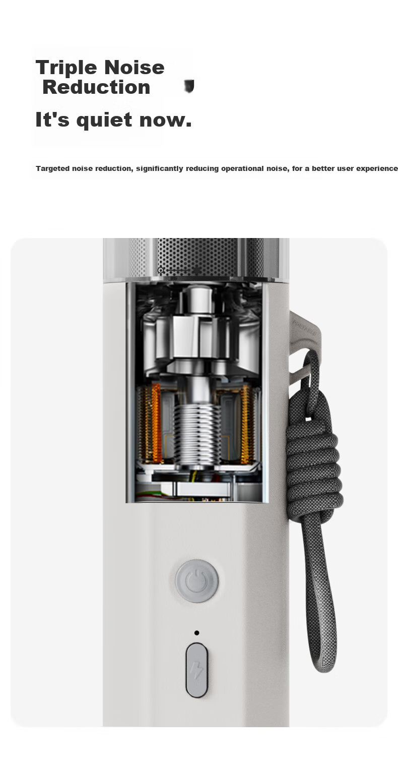Basa Handheld Cordless Vacuum Cleaner with Strong Suction for Car And Home Use, High Power Multi-Functional, Ultra Strong Suction 6000Pa, Includes 3 Filter Cartridge Set 6