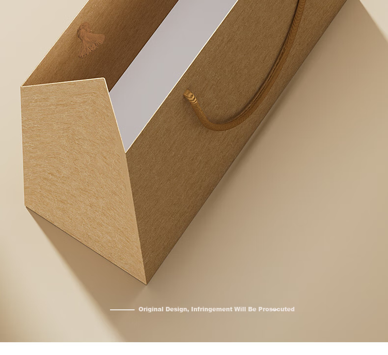 Xinya Large Kraft Paper Document Bags, File Folders, Tender Bids, Contract Bags, Gift Packaging, Extra Thick Handheld Paper Bags, Pack of 10 6