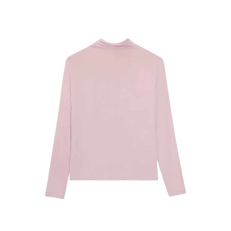 Hodo Home Women's Elegant Base Shirt Autumn Winter Lightweight High Elastic Bare Feeling Multi-Color Small Turtleneck M 165/90