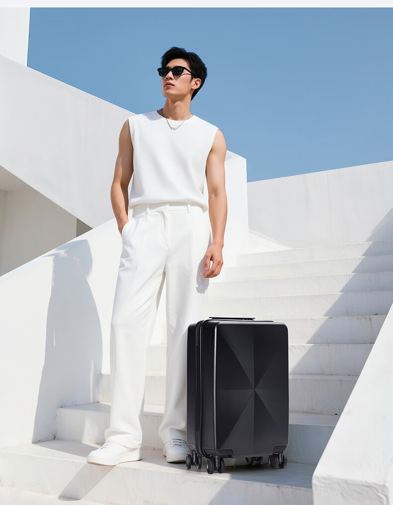 LEXON 20-Inch Carry-On Luggage with Wheels, Small Travel Suitcase for Men And Wome 2