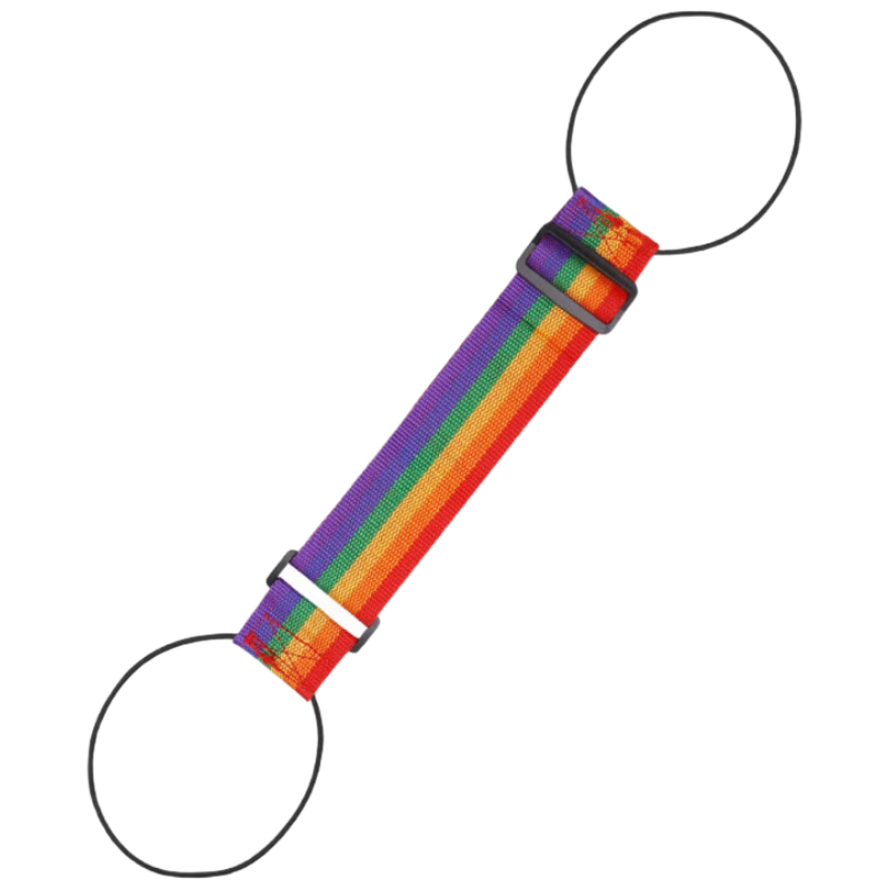 BWNK Luggage Strap Set Rainbow Color 2-Pack for Suitcase Backpack Trolley Bag Packing Binding Straps