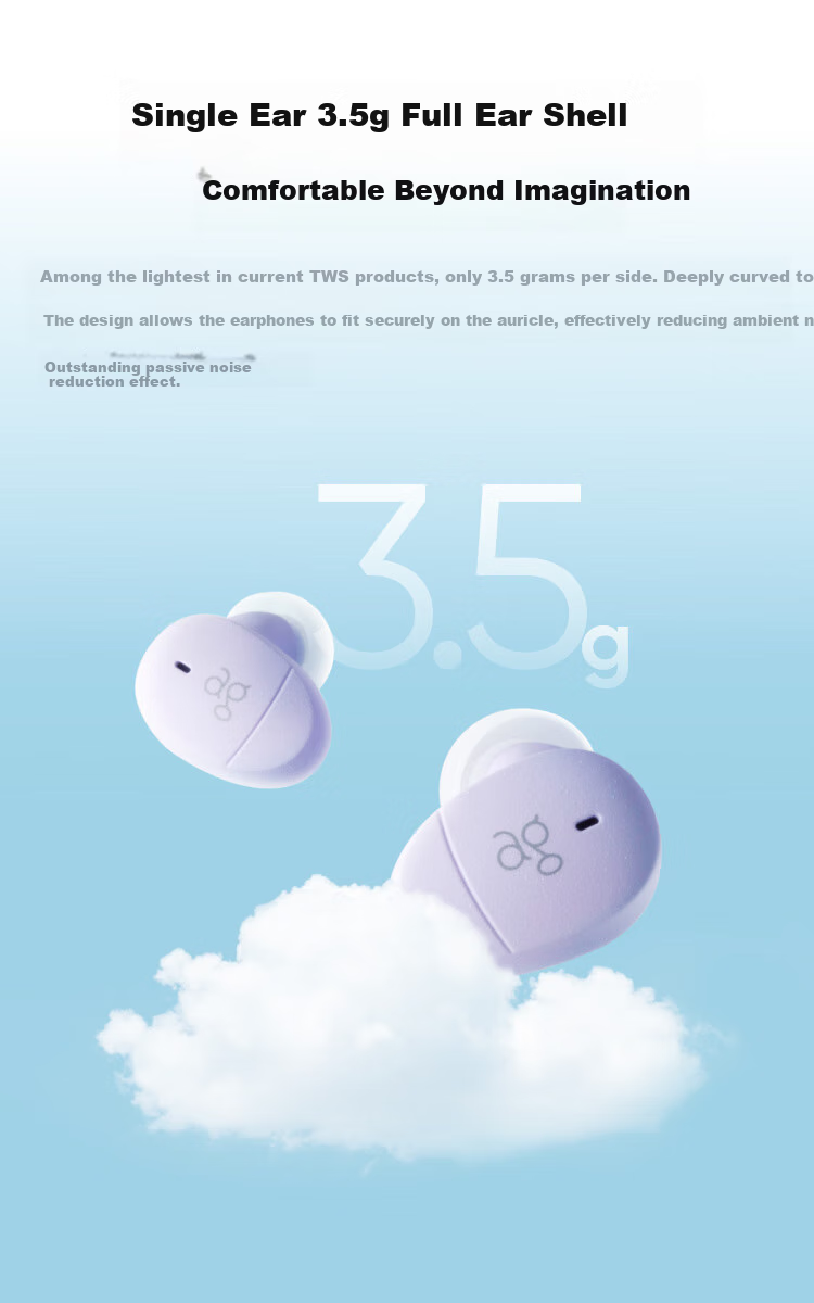 FINAL COTSUBU for ASMR MK2 True Wireless Bluetooth Earphones, ASMR Sleep Headphones, Comfortable to Wear, Stable Connection, Lavender Color 6