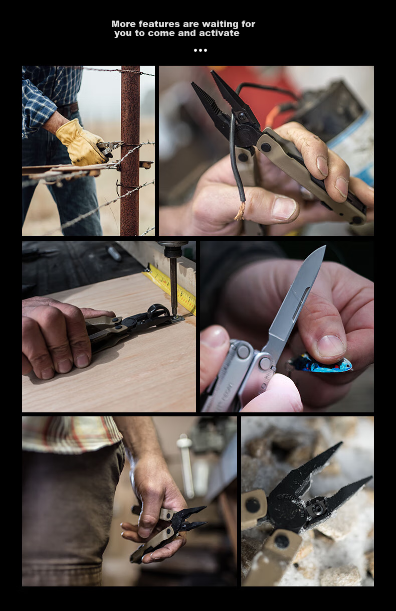 LEATHERMAN Leatherman REBAR Knifeless Version, Multi-Functional Combination Tool Pliers for Home, Outdoor And Household Use 11