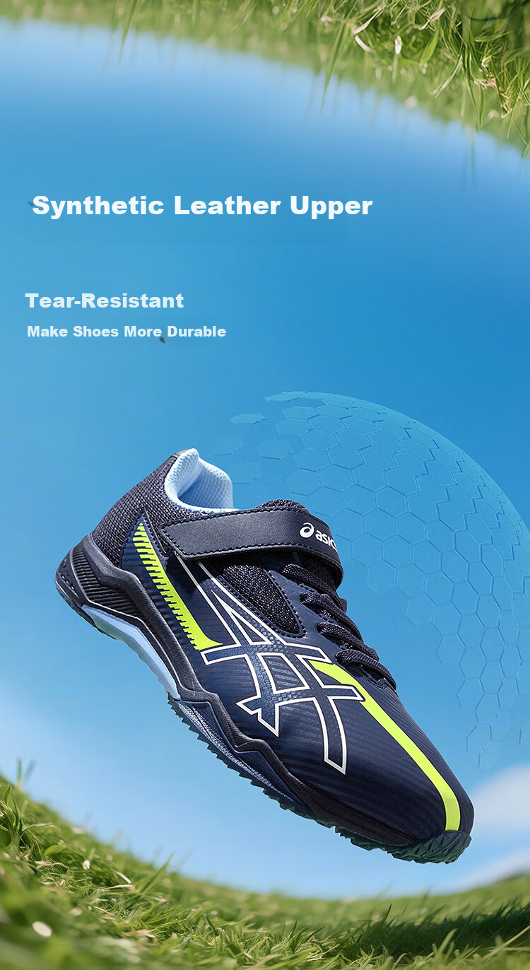 Asics Children's Shoes, 2025 New Boys And Girls Sports Shoes, Kids' Physical Test Training Running Shoes with Velcro 2