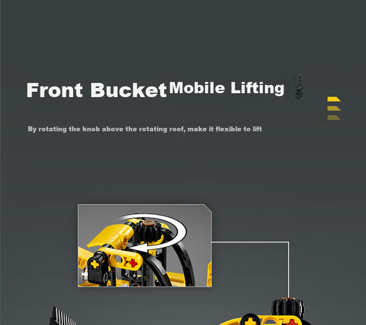 LEGO Technic 42197 Large Excavator Loader, Building Blocks Toy for Boys And Girls, Children's Birthday Gift, Home Decoratio 6