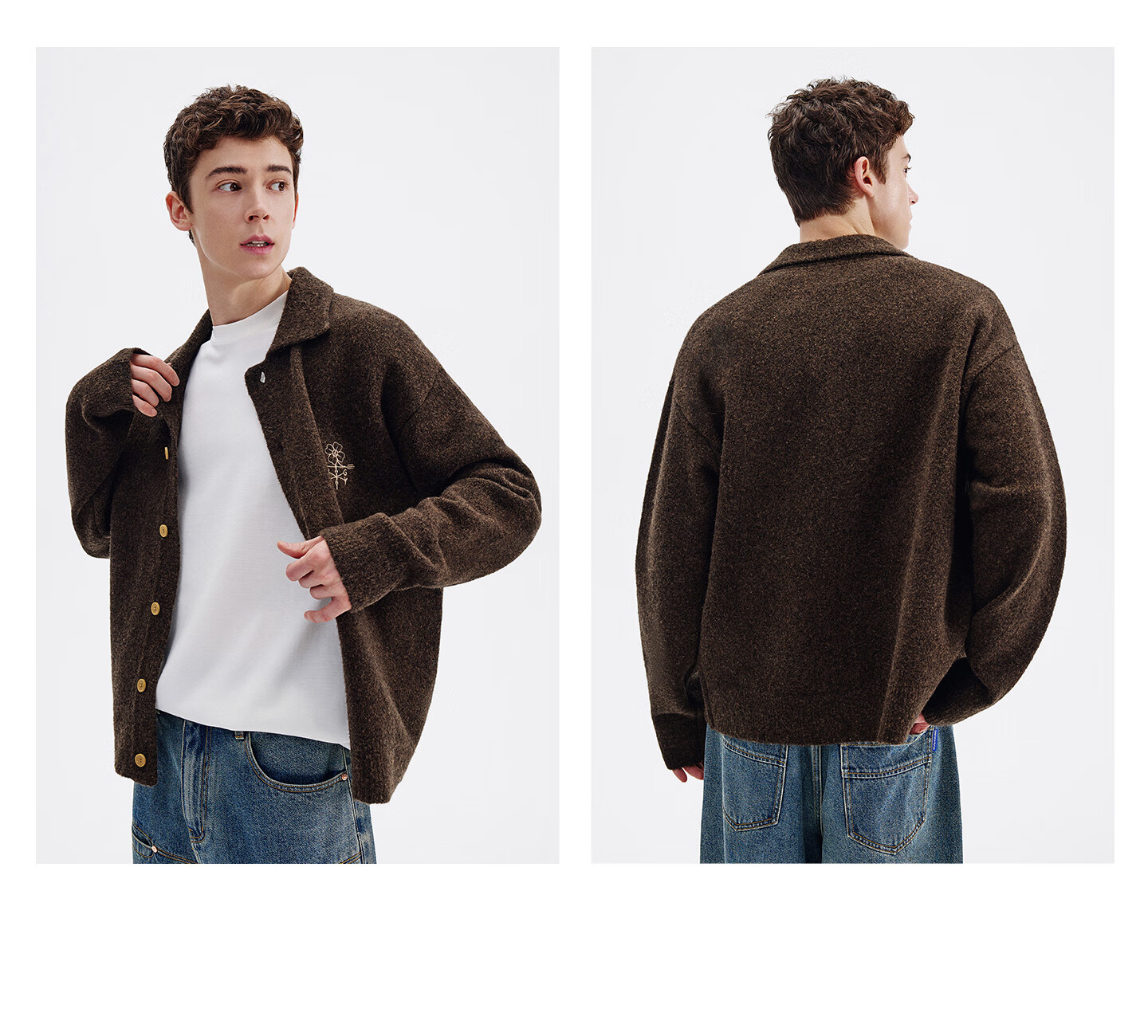 Navy Sail Italy Small Sailboat 2025 New Men's Knitted Cardigan Loose Casual Thick Sweater Jacket 3344095502 18