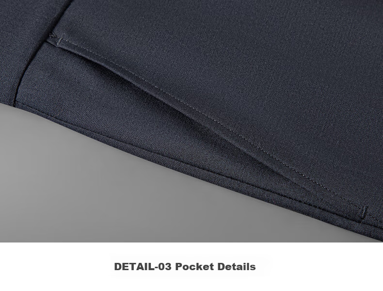 FIRS Men's High-Waist Wrinkle-Free Business Dress Pants, Casual Trousers, Professional Formal Wear, Dad's Elastic Straight-Leg Pants 12