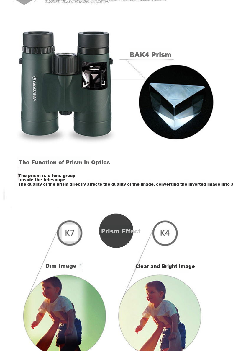 Celestron Nature DX 8x25 High-Power HD Low-Light Night Vision Wide-Angle Nitrogen-Filled Waterproof Binoculars for Mobile Phones 6