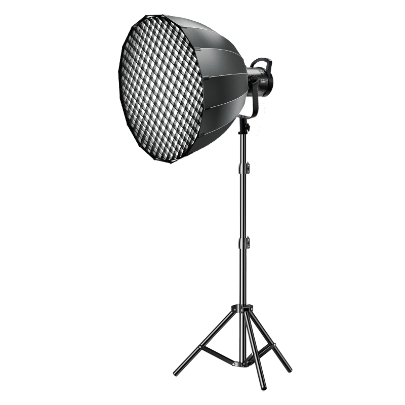 JIMANTU 300W Professional COB Live Streaming Fill Light Indoor Studio Photography Spherical Deep Parabolic Grid Softbox Video Shooting Sunlight Kit