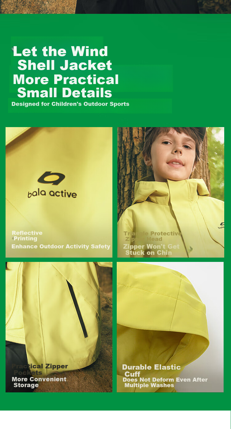 BALABALA Children's Clothing, Kids' Lightweight Jacket, Boys And Girls Outerwear, Autumn 2025 Two-Piece Set 9