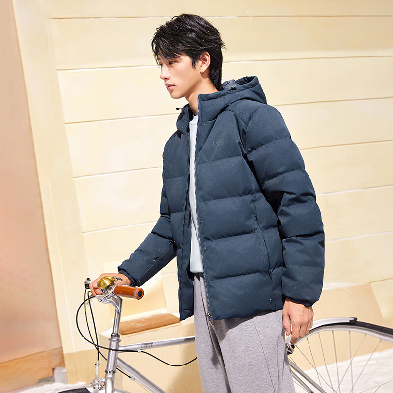 361° Men's Autumn Winter Three-Protection Short Hooded Sports Casual Warm Down Jacket 652544304-5