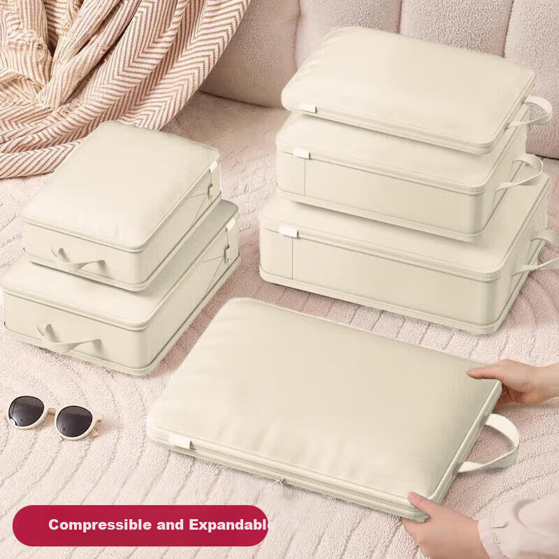 Bonnie Home Portable Travel Storage Bag Clothes Compression Organizer Luggage Organizer Underwear Clothing Packing Bag