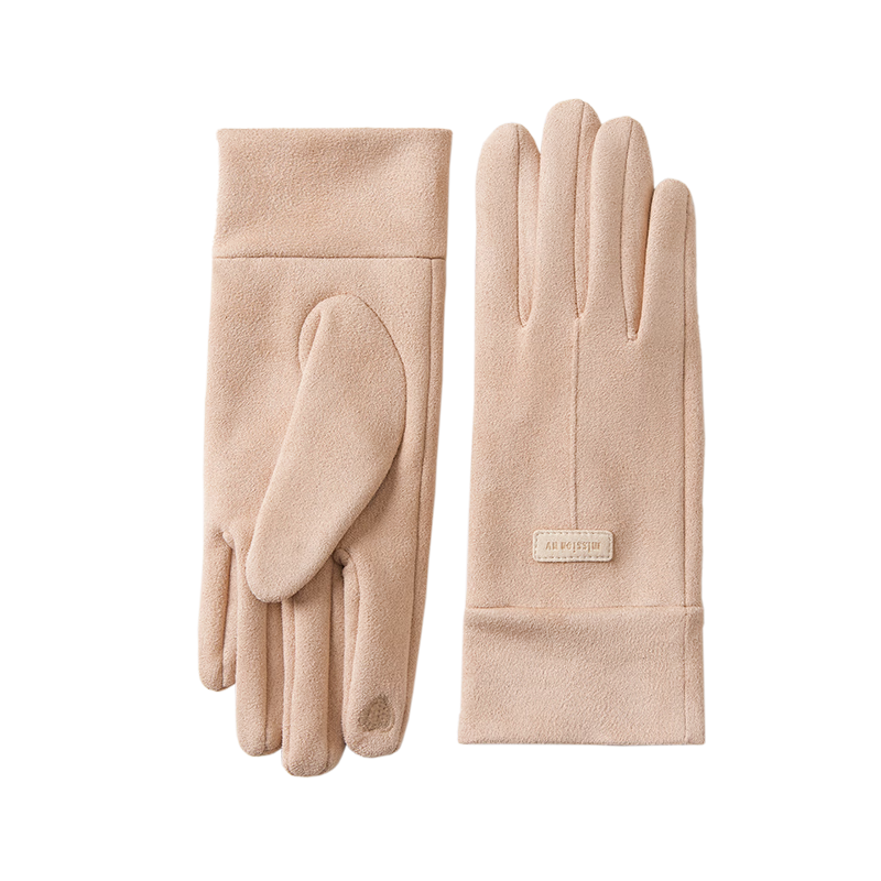 MISSION UV Women's Thermal Gloves Autumn Winter Thickened Fleece Outdoor Driving Cycling Electric Bike Windproof Cold Resistant Touchscreen Gloves