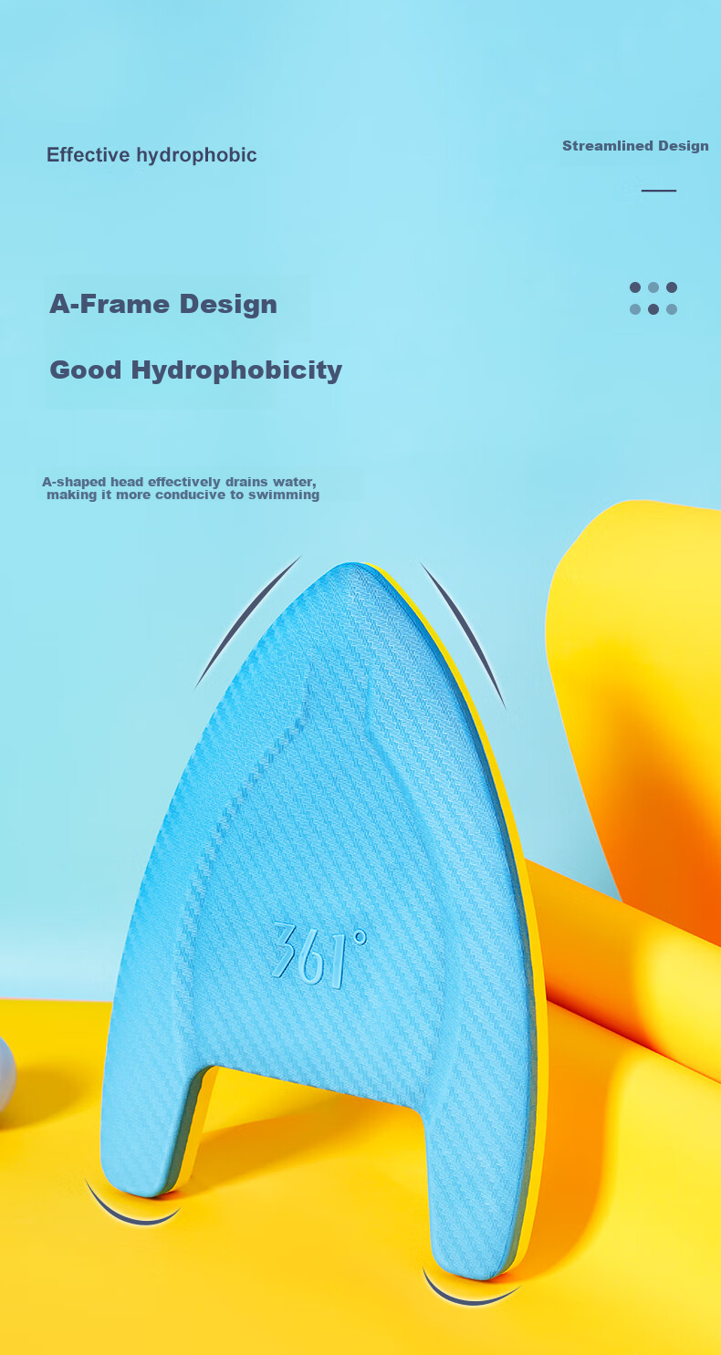 361° Swimming Kickboard, A-Frame Kickboard for Swimming Training, Buoyancy Board for Adults And Childre 5