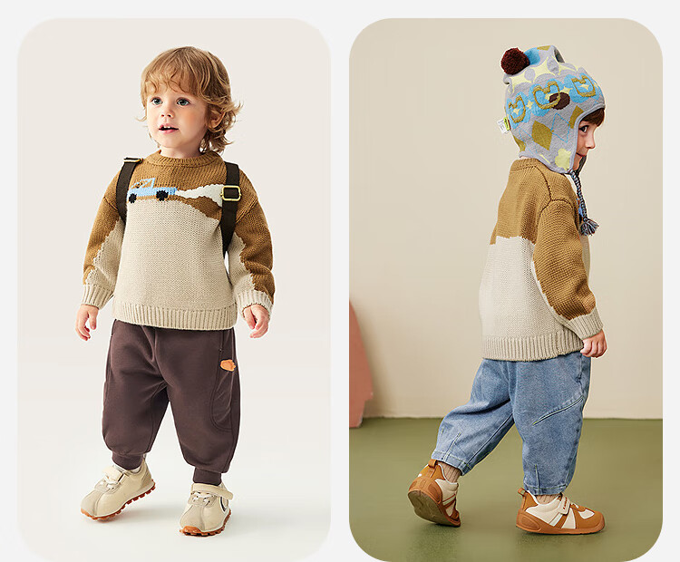 Minibala Artist Collaboration Kids Soft Knit Sweater 2025 Winter Skin-Friendly Warm Cute Top 3