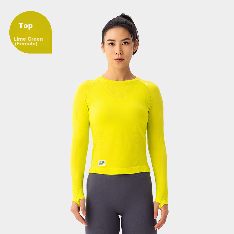 UTO Merino Wool Quick-Dry Breathable Long-Sleeve Women's Sports T-Shirt for Outdoor Activities, Maple Brown XL