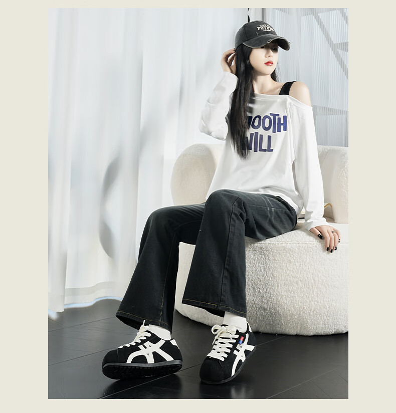 Global Red Vintage German Training Shoes Women's 2026 New Height-Increasing Sports Casual Soft Sole Sneakers 12