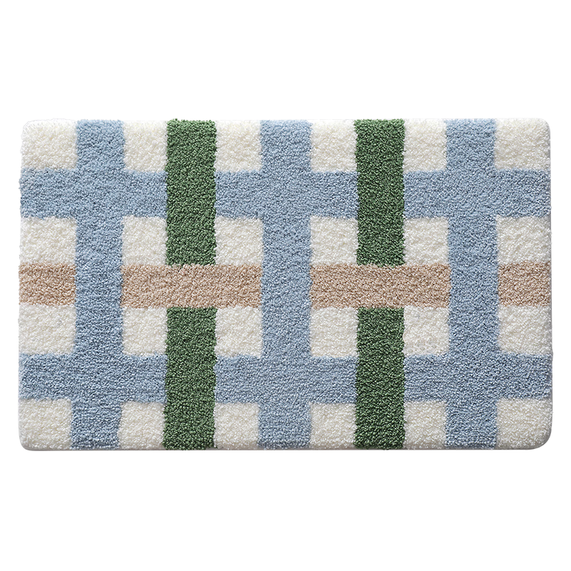 Da Jiang Bathroom Mat Toilet Bath Door Water Absorbent Non-Slip Floor Mat 40x60cm