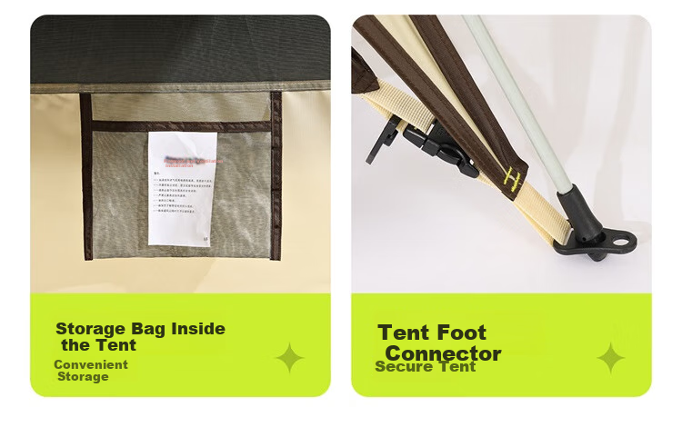 CAMEL Outdoor Panda Black Gel Tent, Portable Folding Camping Tent, Sunshade And UV Protection Tent, 1V32265017-3B 20