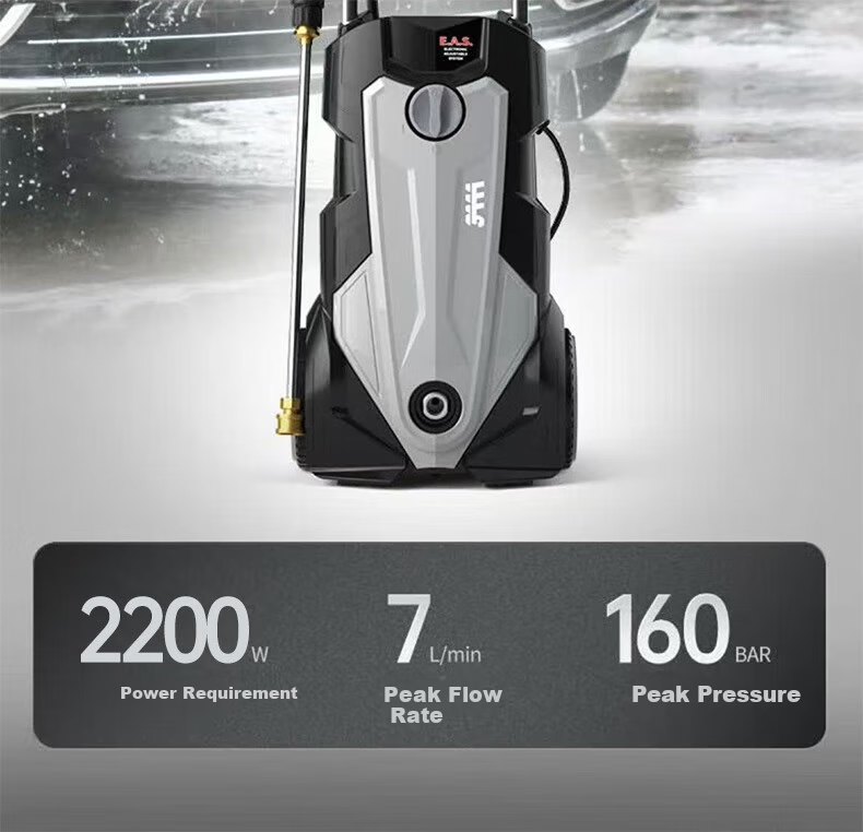 3AAA High-Pressure Car Washer, High-Pressure Water Gun for Cleaning Courtyard, Powerful Cleaning Machine, Floor Washing Water Gun, Garden And Villa Washing Machine 4