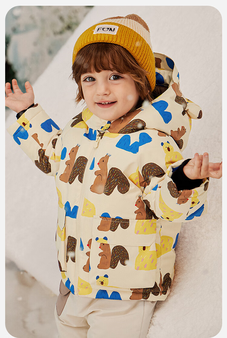 Minibala [Three-proof] Kids Boys and Girls Thickened Down Jacket Baby Winter Down Coat 2025 4