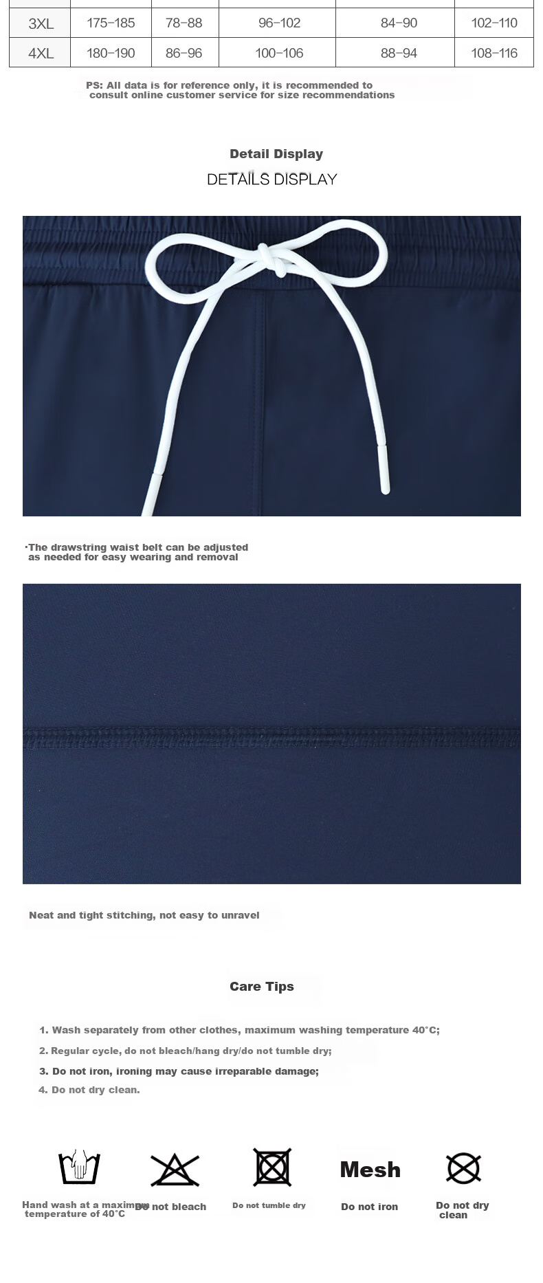 BALNEAIRE Men's Trousers, Fashionable Sun Protection Quick-Dry Beach Hot Spring Surfing Suit, Sports Fitness 2025 New Style 50310 L 5