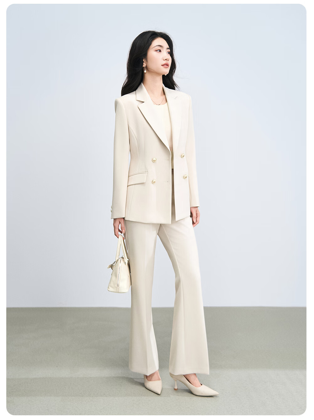 Miss Bird Women's Suit Set Interview Professional Formal High-End Business Workwear Blazer 23
