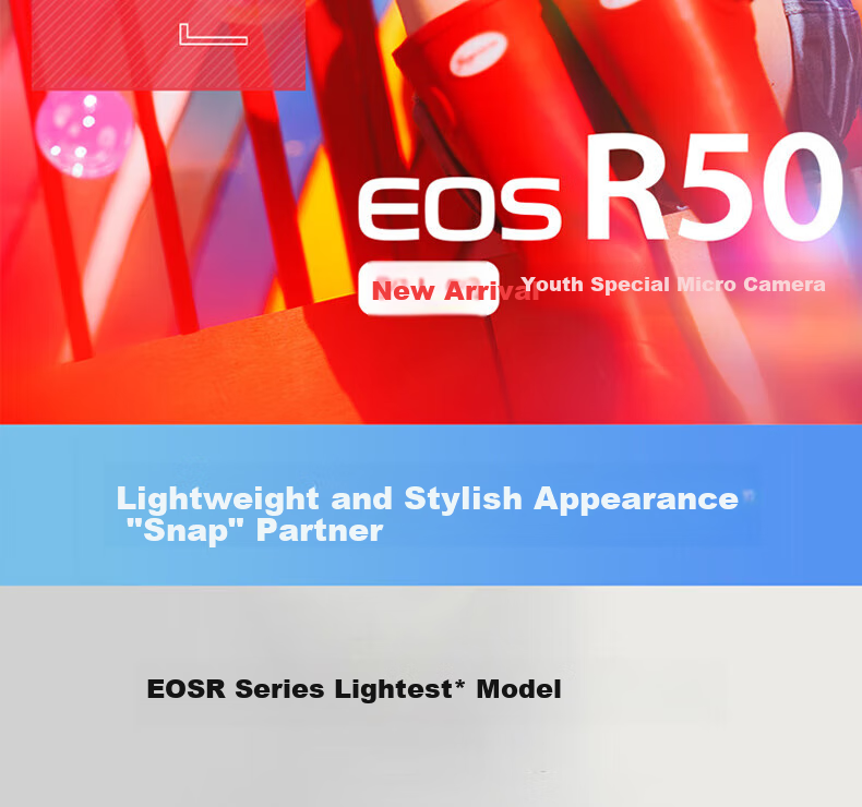Canon EOS R50 Compact Portable Camera with Various Intelligent Auto Shooting Functions, RF-S18 Lens, Mirrorless Digital Kit, Black International Versio 2