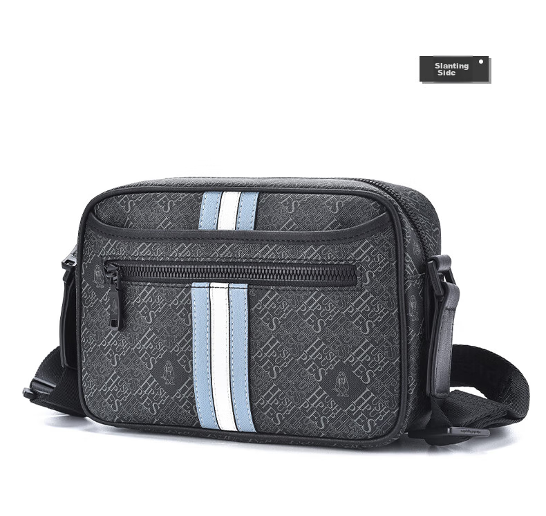 Hush Puppies Shoulder Bag for Men, Printed Simple Casual Crossbody Bag, Large Capacity PVC Shoulder And Crossbody Bag, Checkers Series 18