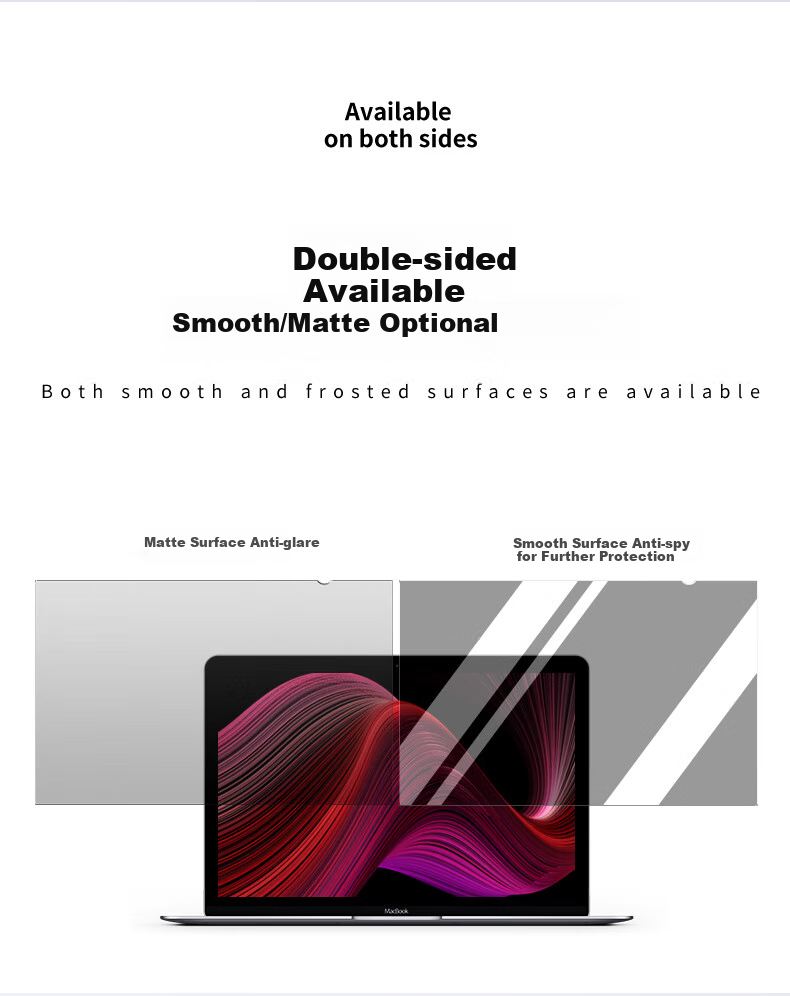 MUGU Computer Monitor Privacy Screen Protector, Tempered Glass Film for Laptops And Desktops, Anti-Peeping Screen Protector, 12.5 Inches (16:9) 6