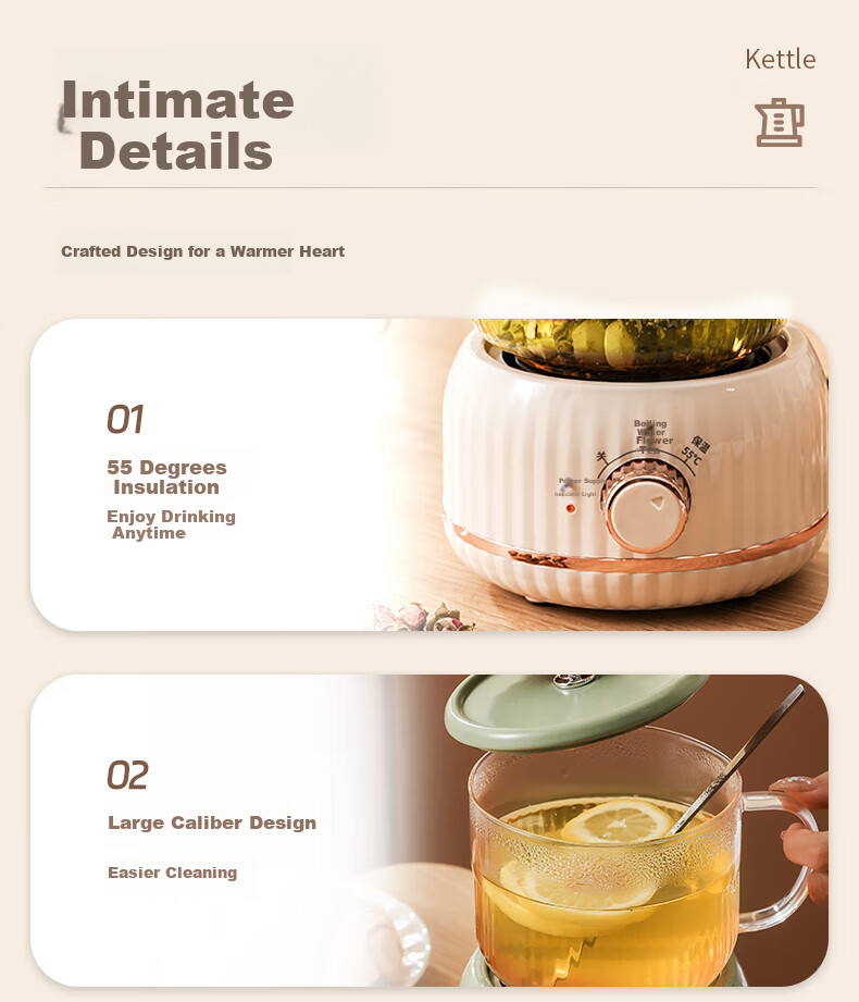 Xinyimanman Mother's Day Gift, Practical Souvenir, Health Pot, Electric Stew Cup, Birthday Gift for Women, Nurse's Day Gift, Present for Employees 19