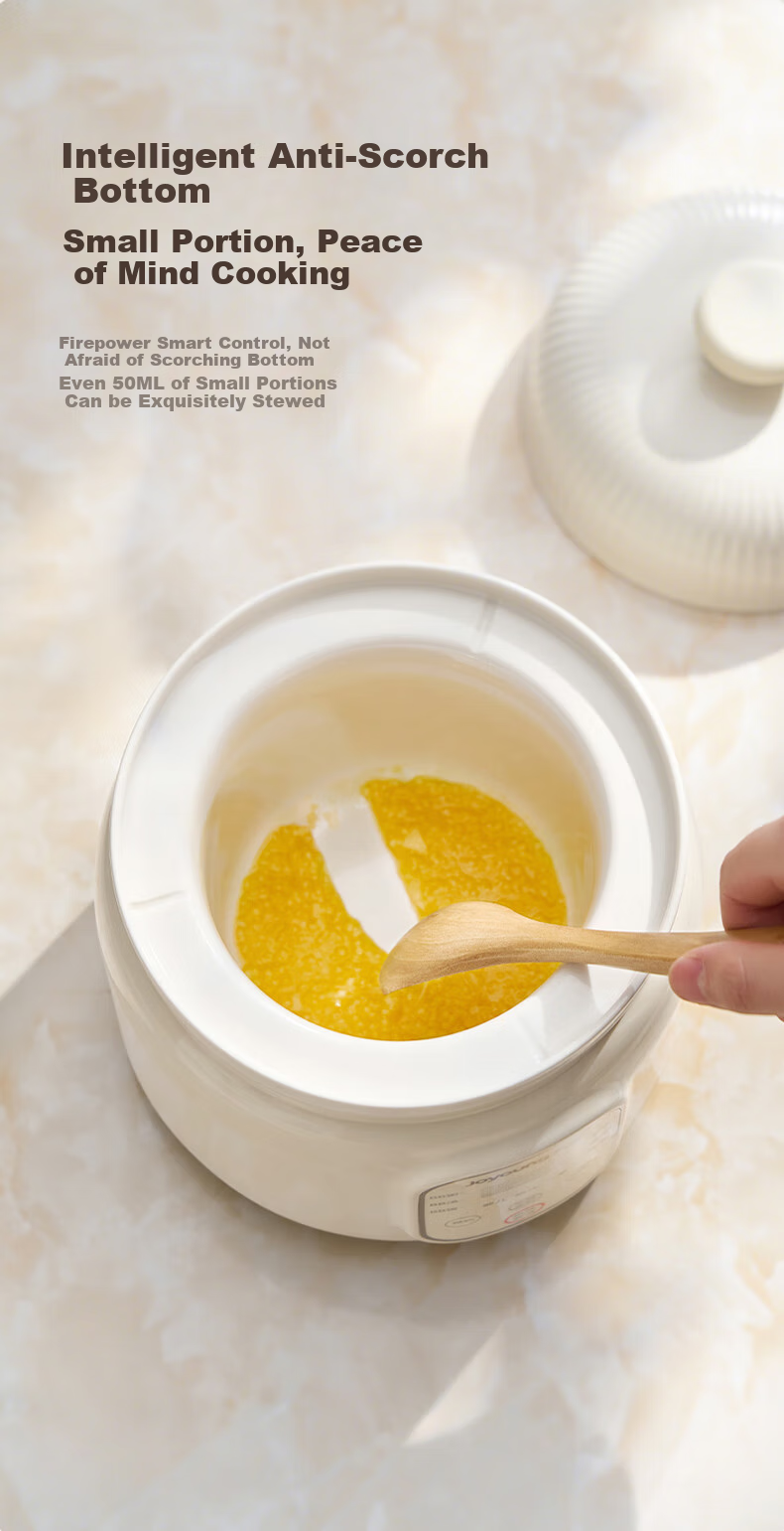 Joyoung [Subsidy] Electric Stew Pot, Baby Food Processor, Age-Specific BB Porridge Cooker, Infant-Specific Stewing Cup, Baby Soup Maker, Rice Steamer, Oil 1L Baby Food Pot GD133 10